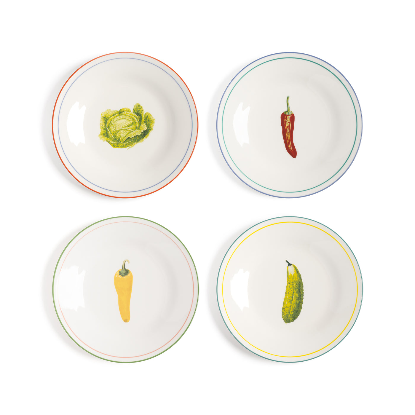 &Klevering Vegetable Plate Set