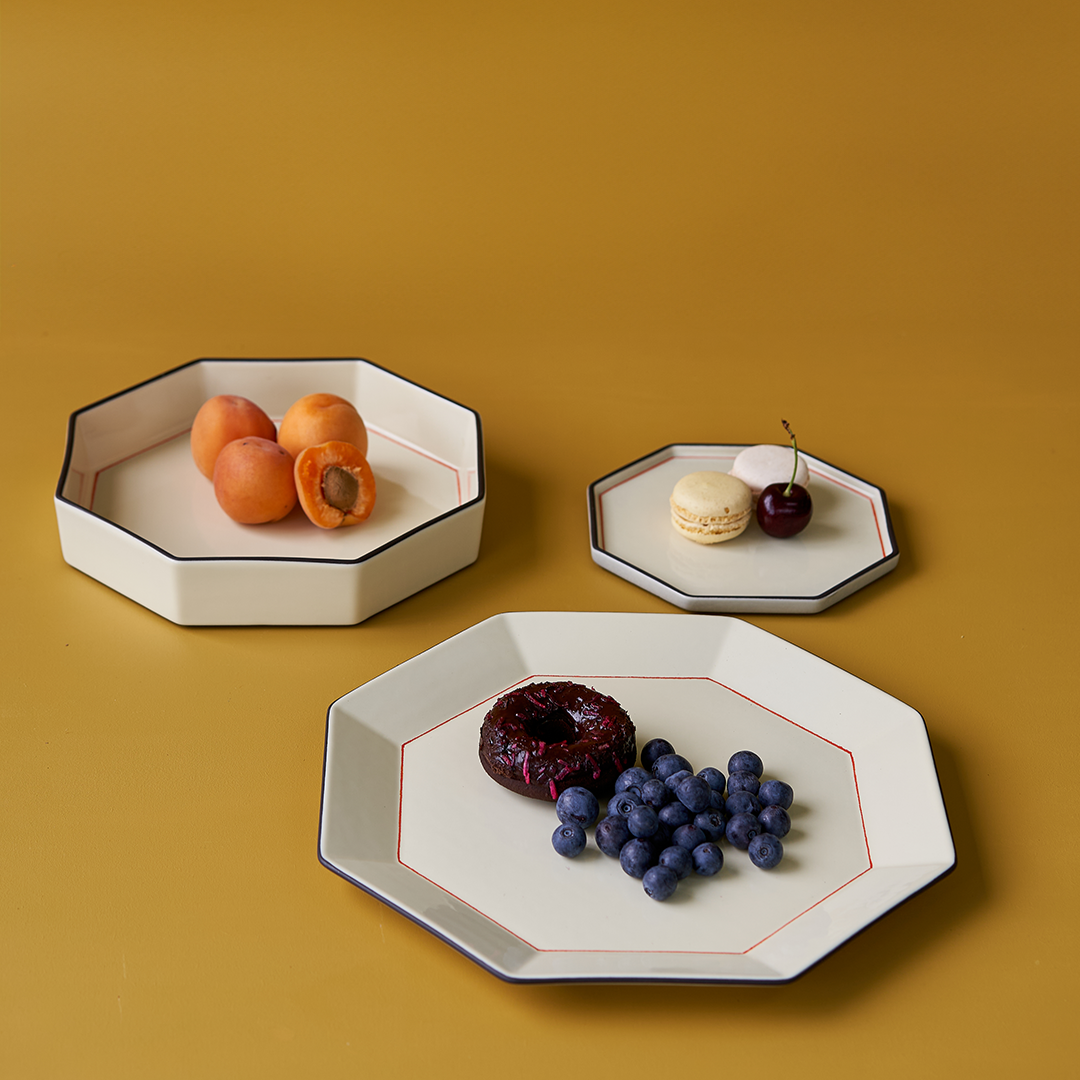 Gem tableware in ivory still life by Black Blaze, available from Shop Dessein Parke