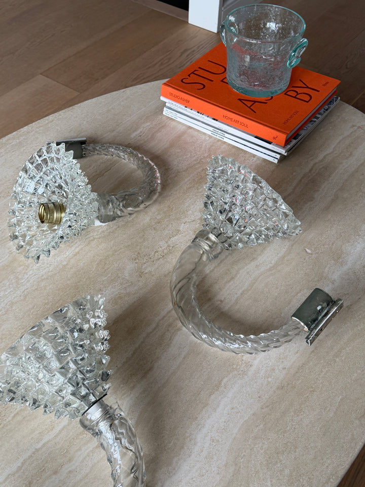 Murano wall lights by Barovier & Toso