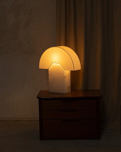 Simone and Marcel Edna table lamp - Alabaster
