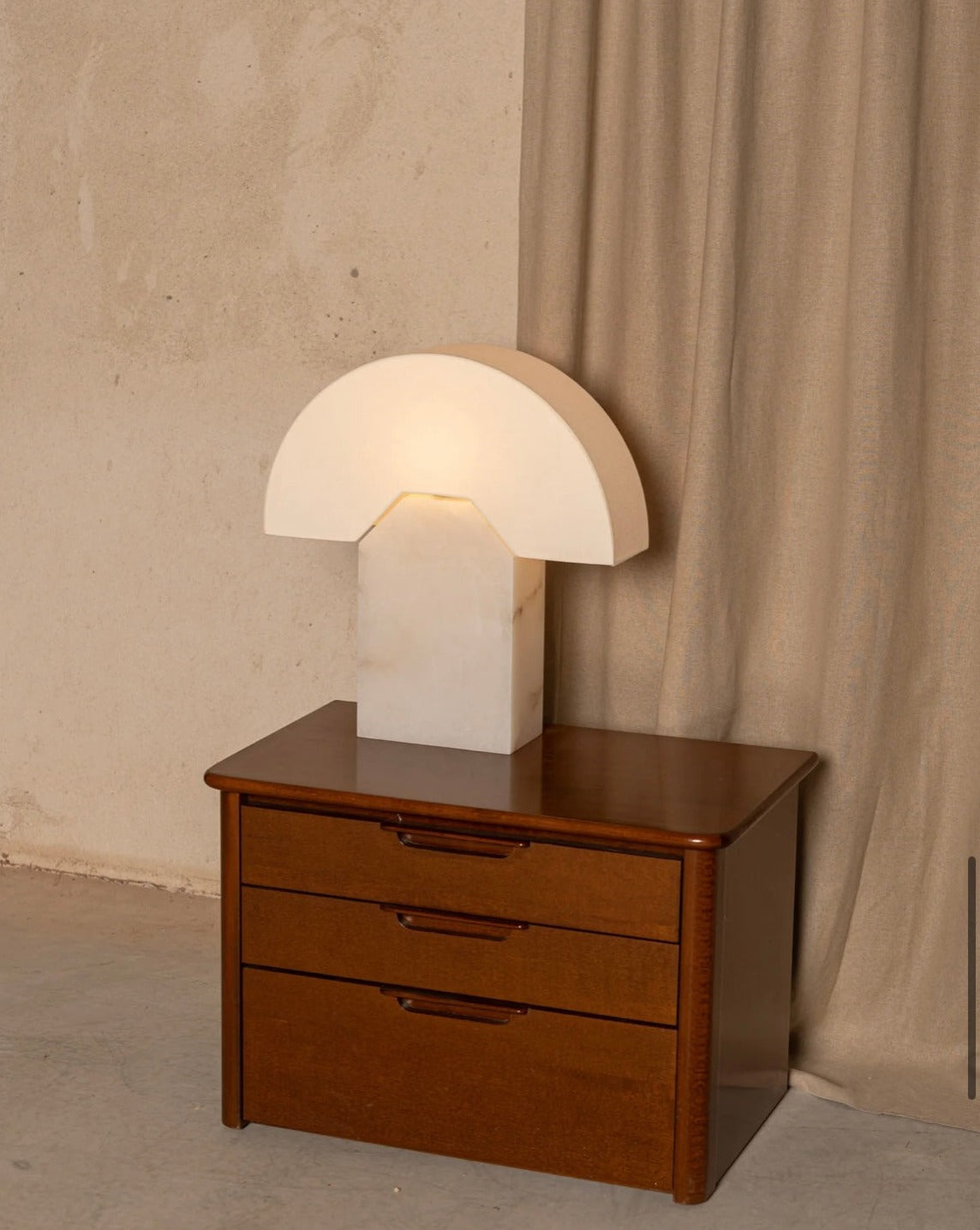 Simone and Marcel Edna table lamp - Alabaster