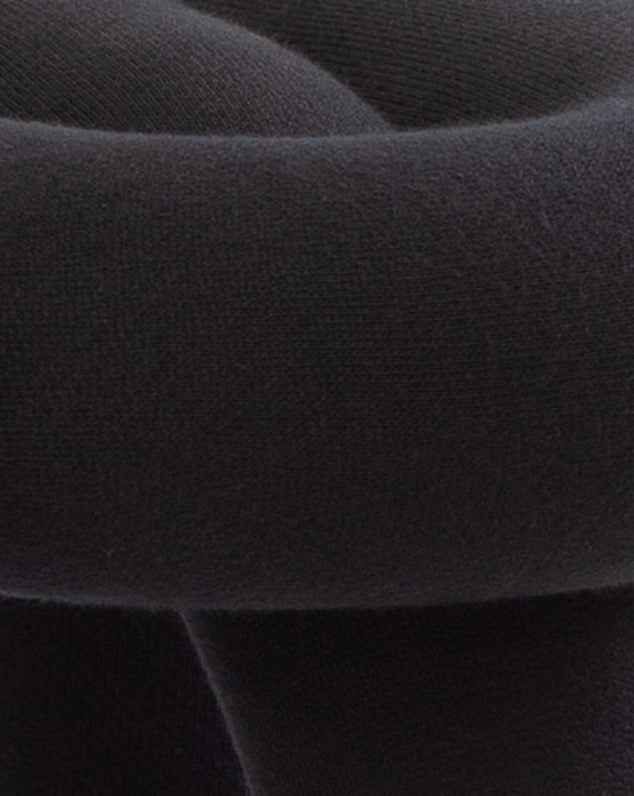 Purple stool with a soft fabric texture.