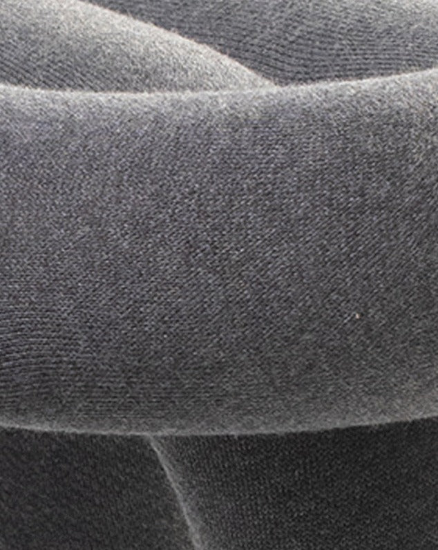 Purple stool with a textured fabric, shown in a cropped view.