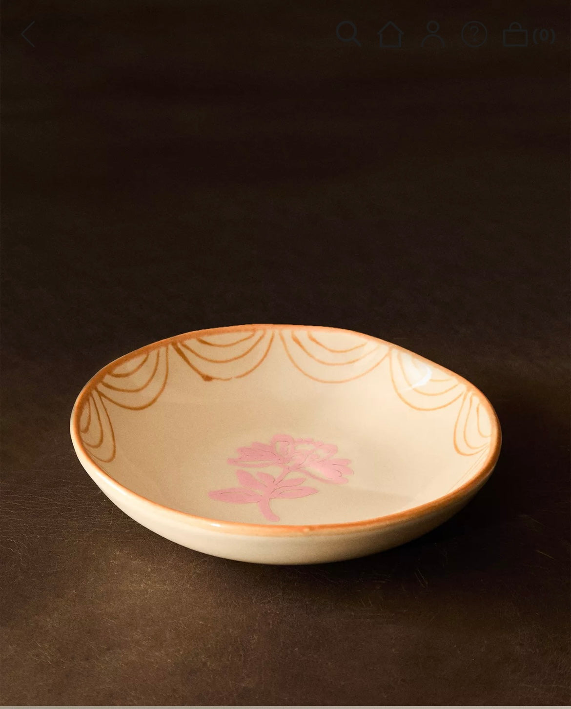 Nanushka painted earthward salad bowl