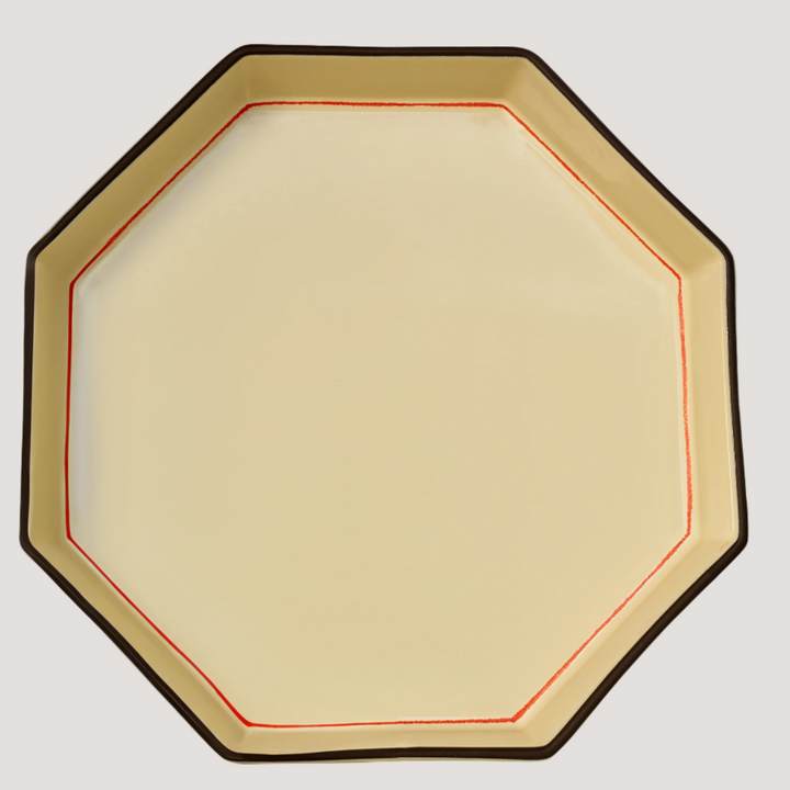 Top down view of the Gem bowl in Ivory by Black Blaze and available from Shp Dessein Parke