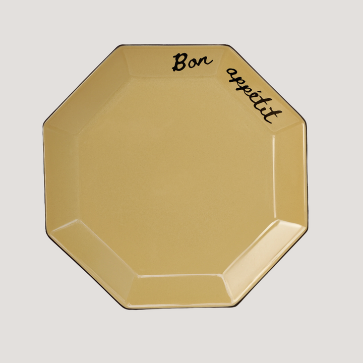 Gem dinner plate in Wheat by Black Blaze and available from Shop Dessein Parke