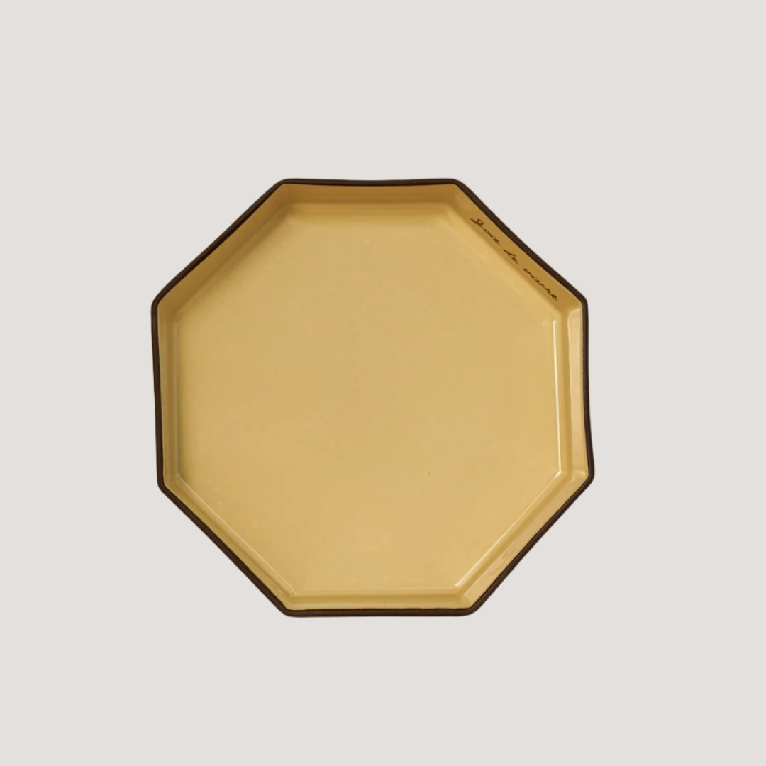 Product shot of Gem bowl in wheat by Black Blaze available from Shop Dessein Parke