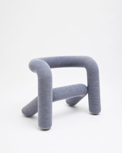 extra bold chair  grey blue