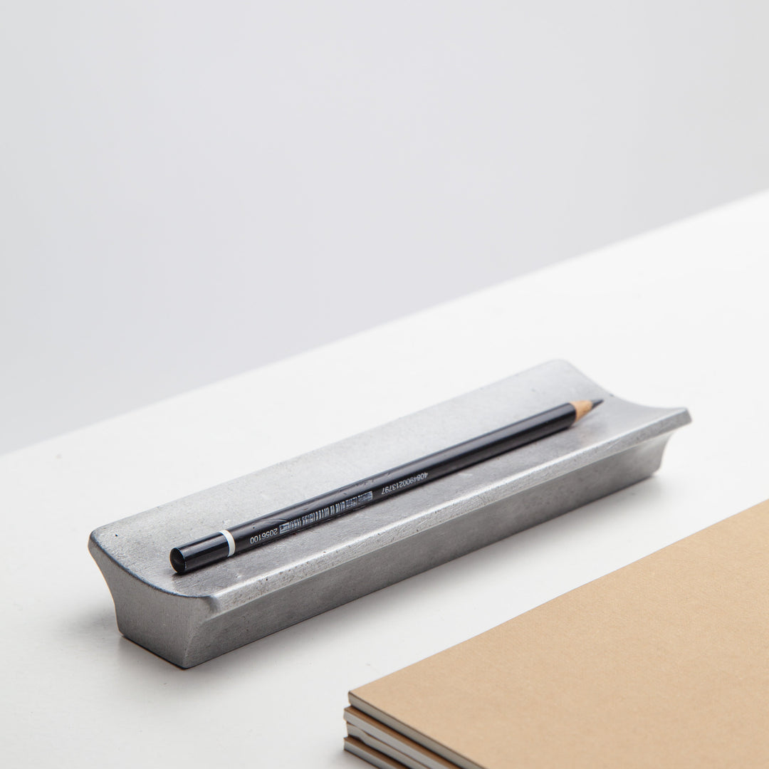 Pen tray in aluminium from Stem