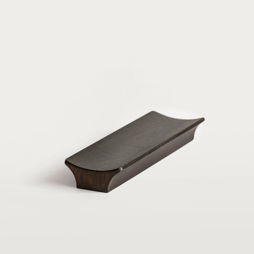 Pen tray in darkened brass from Stem