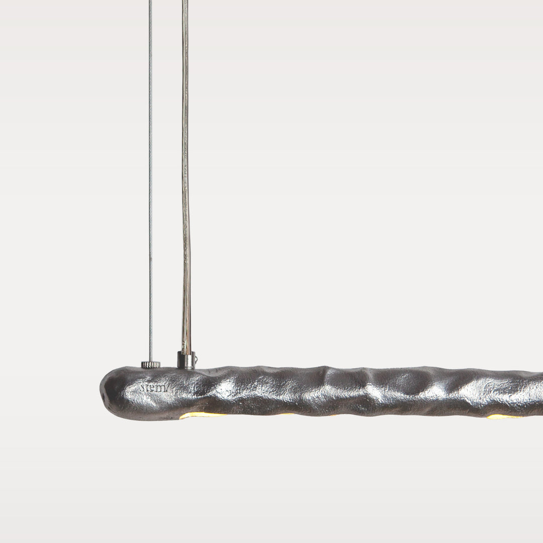 Aluminium linear ceiling light by Stem Design