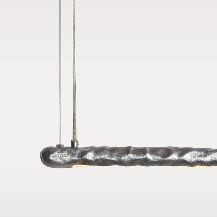 Aluminium linear ceiling light by Stem Design