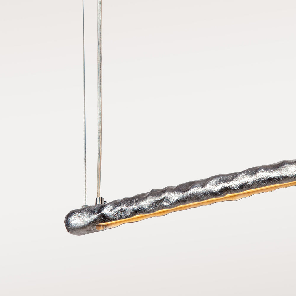 Aluminium linear ceiling light by Stem Design