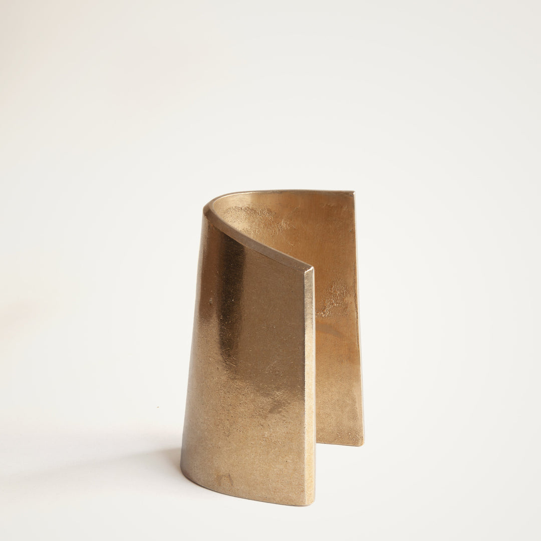 Brass book end from Stem