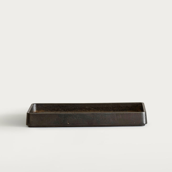 tray in darkened brass from Stem