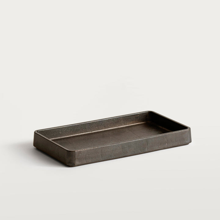 tray in darkened brass from Stem