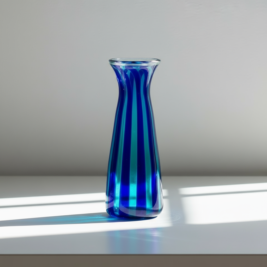 LagunaB Striped murano jar or vase murano glass from Shop Dessein Parke