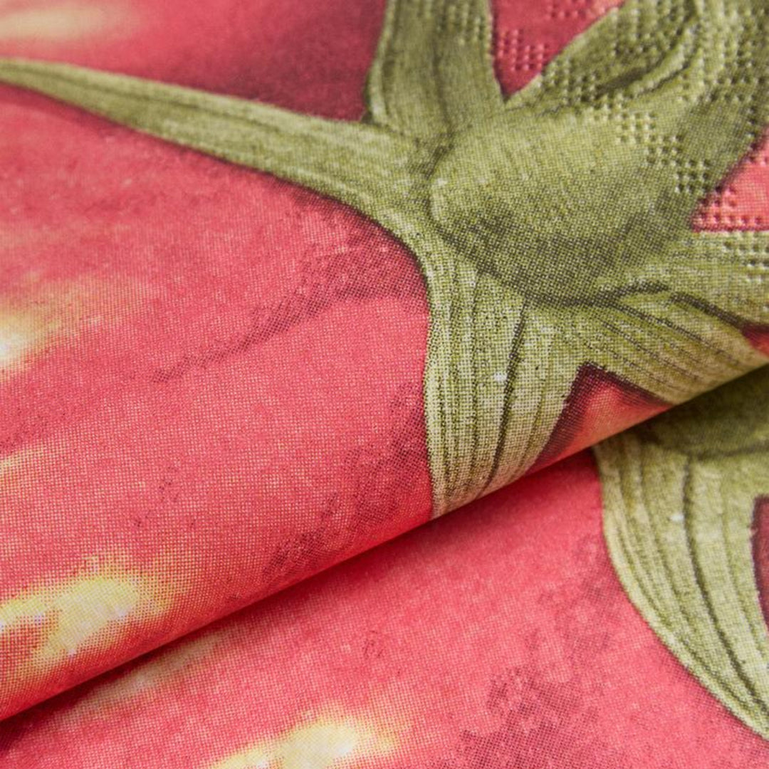 Pack of tomato paper napkins by [Vendor name] featuring a green stem design.