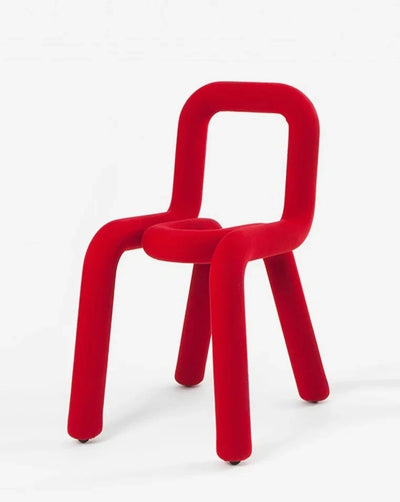 moustache bold chair red