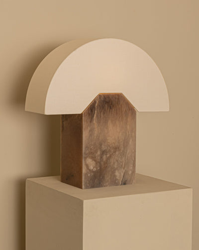 Simone and Marcel Edna table lamp - Tobacco