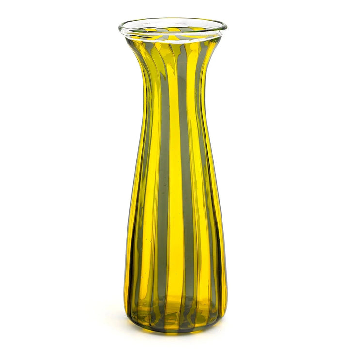 Laguna b Berlingot evo litro. Yellow and steel. Murano, Italy