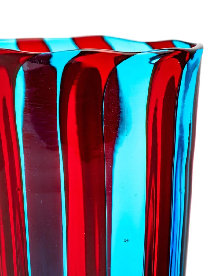 laguna b murano tumbler red blue
