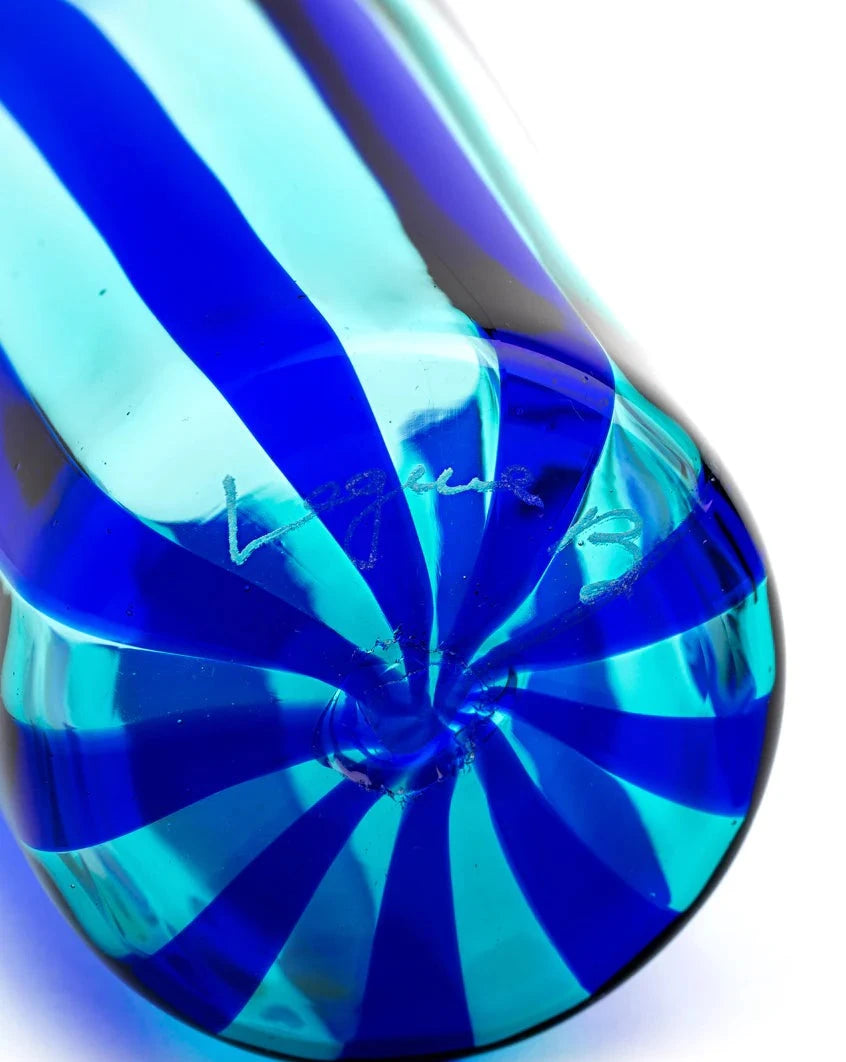 Laguna b Murano glass blue aquamarine 