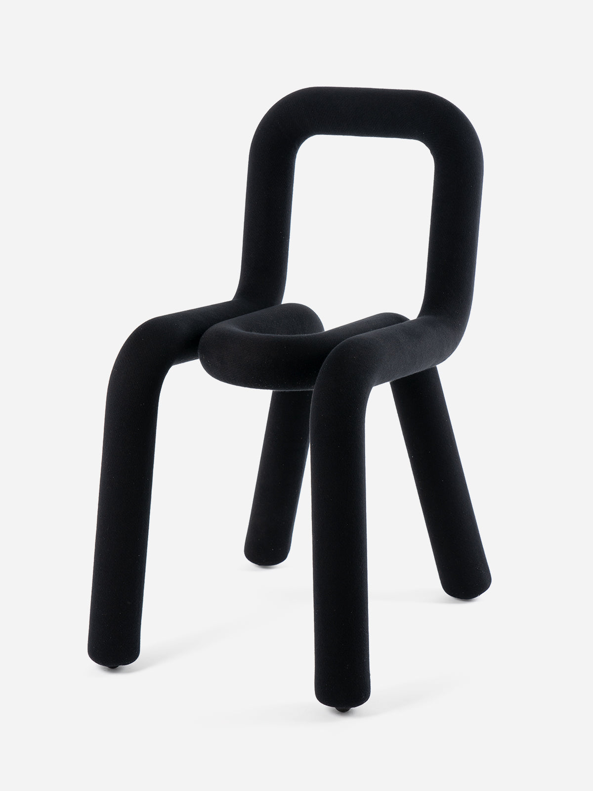 Original BOLD chair designed by the Swiss-based studio Big-Game for Moustache Editions.  Inspired by the Bauhaus classics, the Bold chair is made up of two tubular parts in metal embedded in each other, padded with foam and covered with a removable textile coating produced by a Belgium sock factory.  Collections and awards: The MoMA, Museum of Modern Art, New-York. Musée des Arts Décoratifs, Paris  Each Bold chair comes with a unique identification code and a certificate of authenticity. Made in Norway.