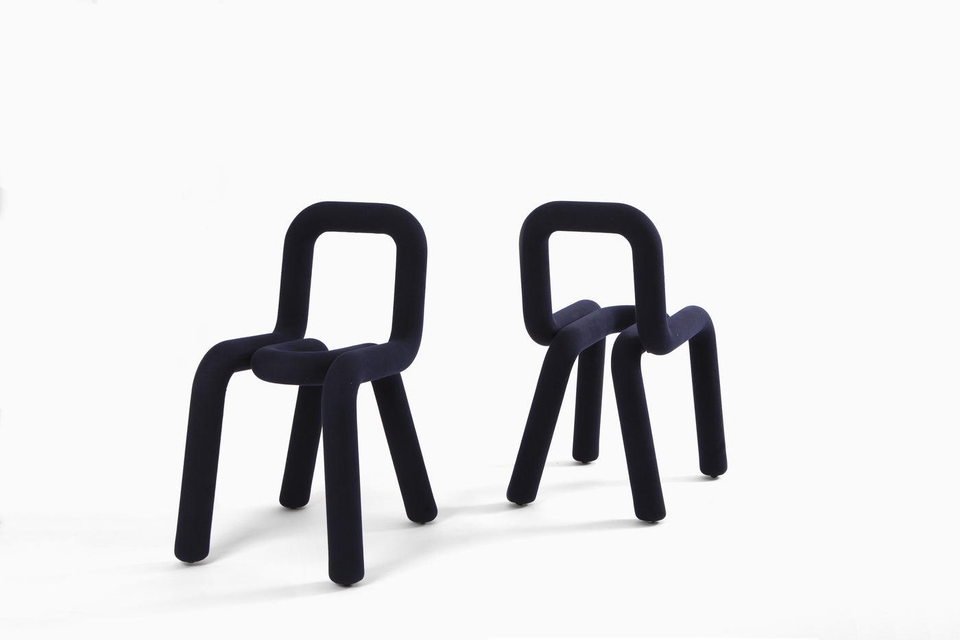 Bold chair Dark Blue back and front