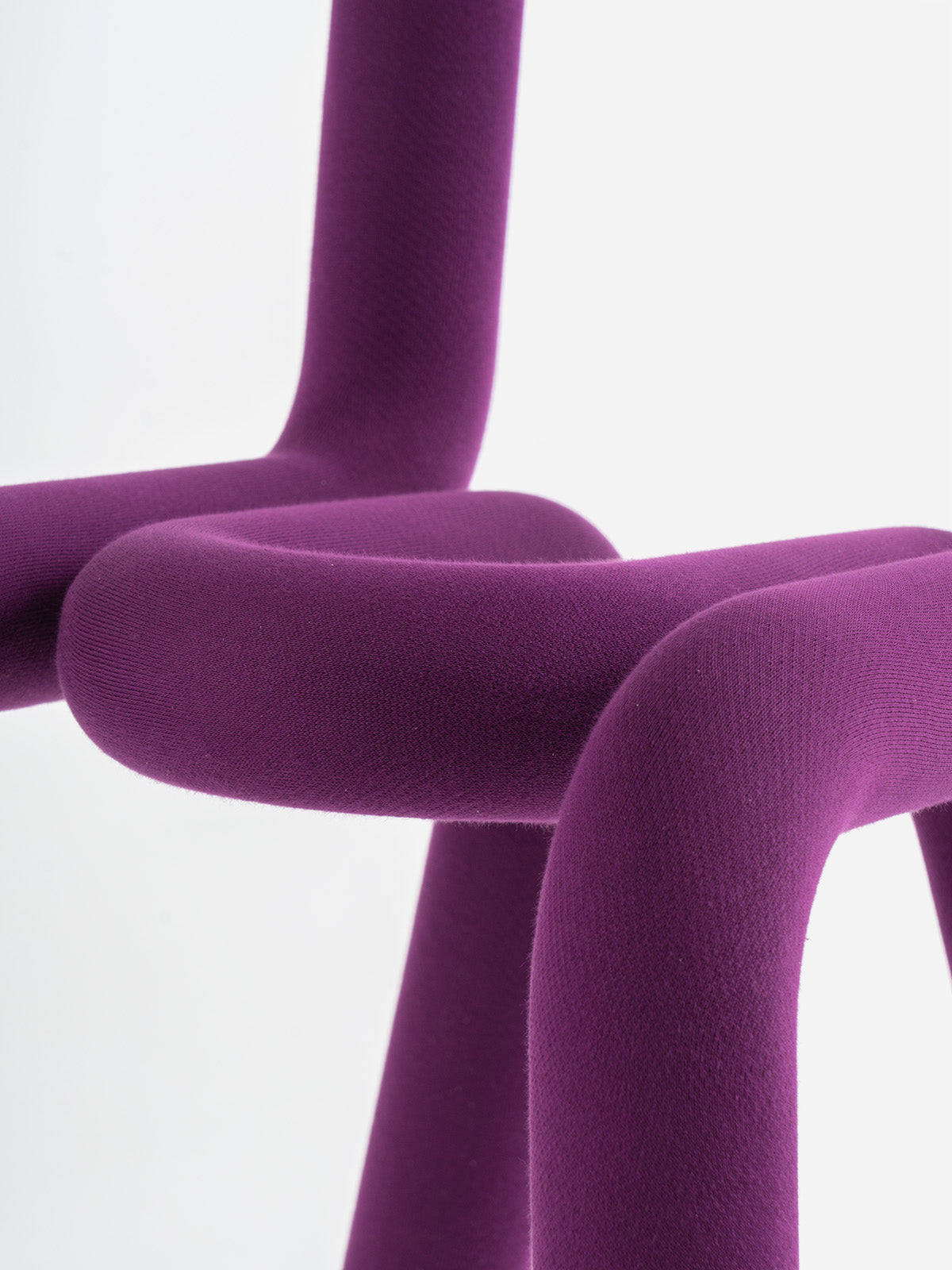 Bold chair closeup purple