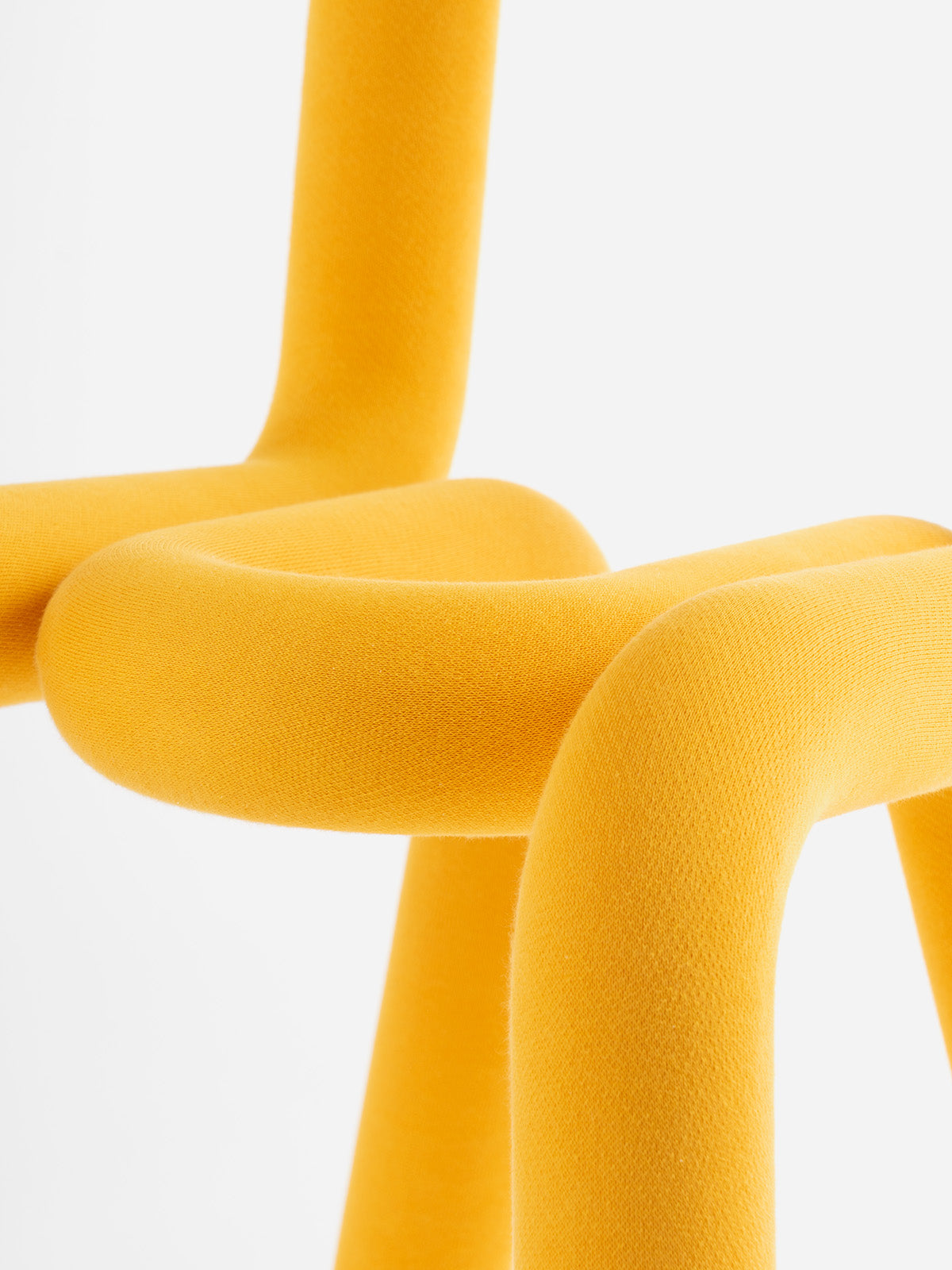 Bold chair yellow close up