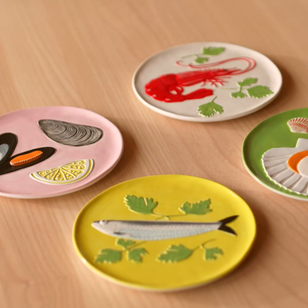 &Klevering Plate De La Mer Set of 4