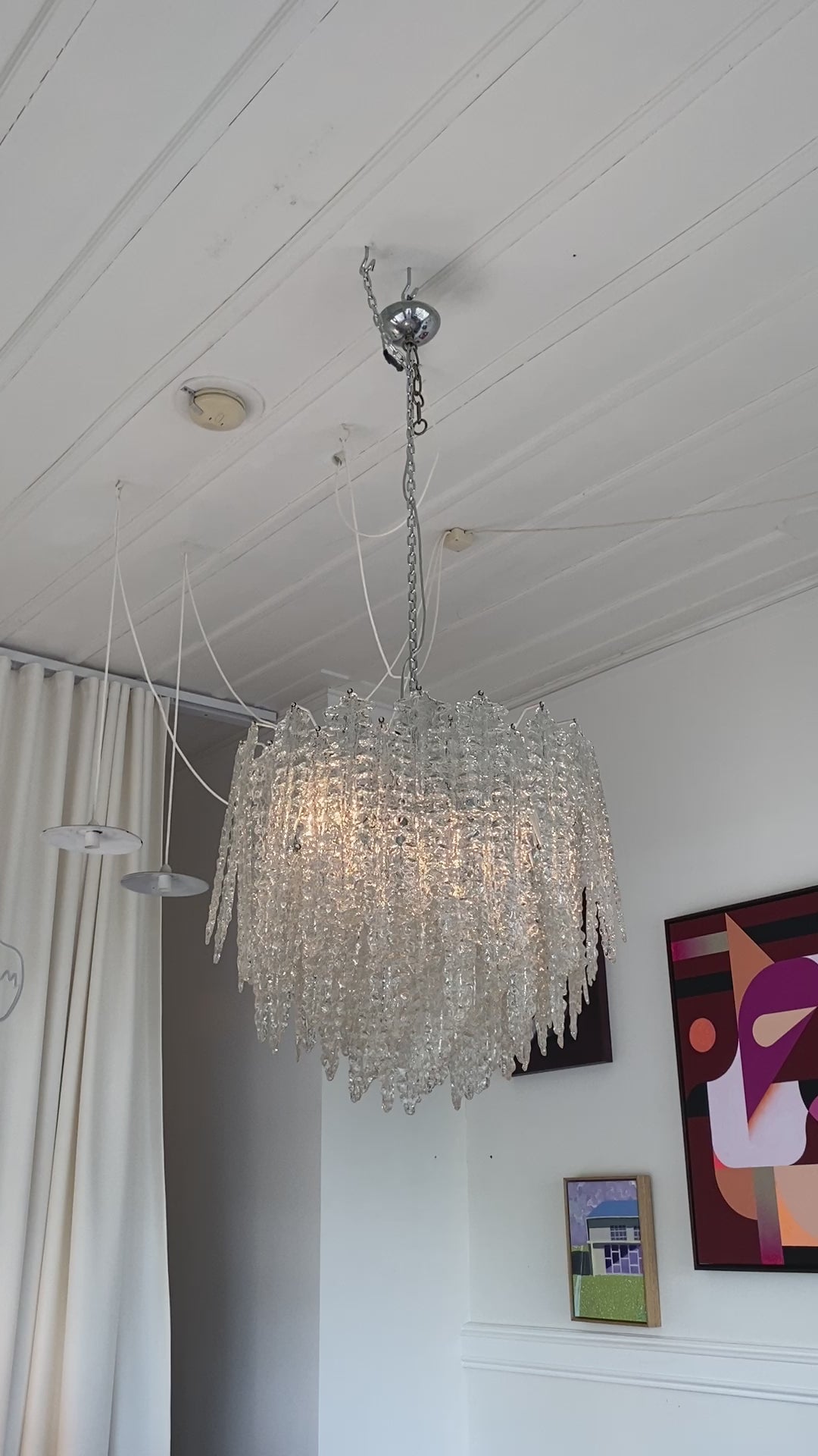 Murano chandelier video